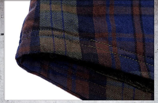 Camisa Acolchada a Cuadros con Capucha - Image 22