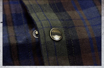 Camisa Acolchada a Cuadros con Capucha - Image 5