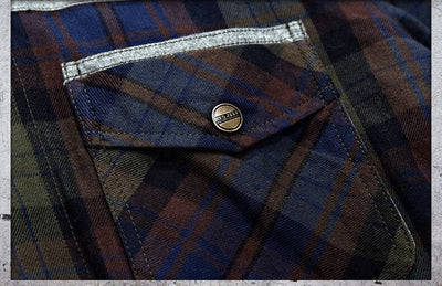 Camisa Acolchada a Cuadros con Capucha - Image 10