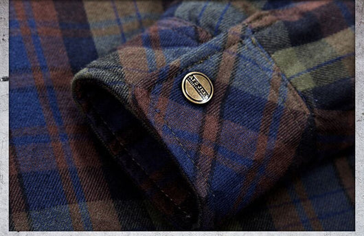 Camisa Acolchada a Cuadros con Capucha - Image 6
