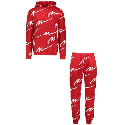 Traje Deportivo Casual con Capucha y Estampado para Hombre - Image 3