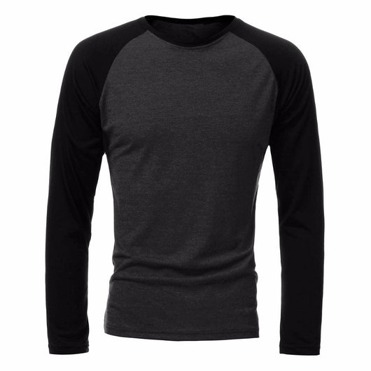 Camiseta Manga Larga Cuello Redondo con Tecnología Skincare para Hombre