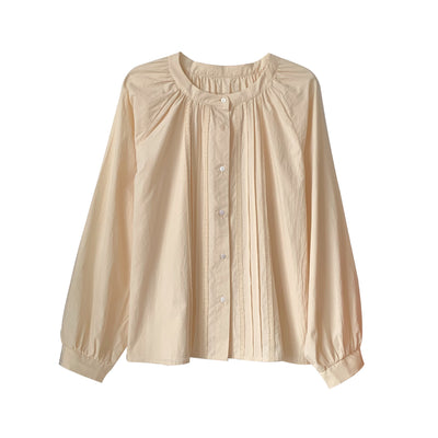 Blusa de Encaje con Mangas Farol y Pliegues - Image 11