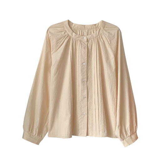 Blusa de Encaje con Mangas Farol y Pliegues - Image 11