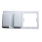 Enchufe de Pared Elegante Blanco con Detalles Dorado Champagne