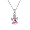 Azul Verde Diamond Tourmaline Tortoise Necklace Rosado