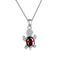 Azul Verde Diamond Tourmaline Tortoise Necklace Rojo