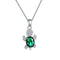 Azul Verde Diamond Tourmaline Tortoise Necklace Verde