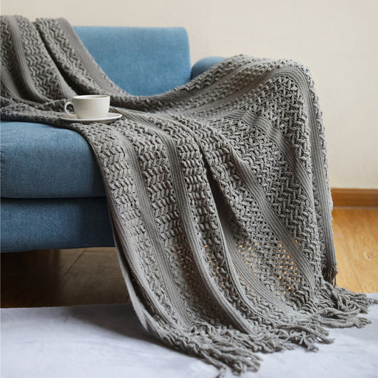 Manta de Punto Nórdica para Sofá, Cama y Decoración del Hogar - Image 14