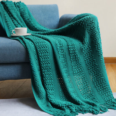 Manta de Punto Nórdica para Sofá, Cama y Decoración del Hogar - Image 10