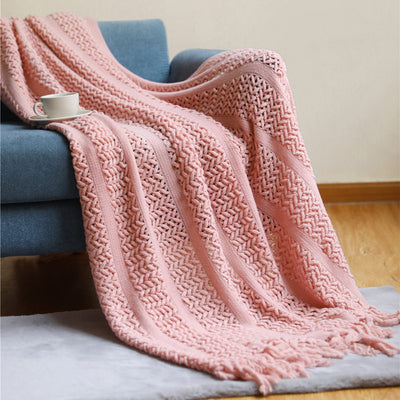 Manta de Punto Nórdica para Sofá, Cama y Decoración del Hogar - Image 11