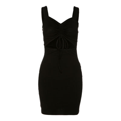 Vestido Elegante Espalda Descubierta con Abertura Lateral - Image 2