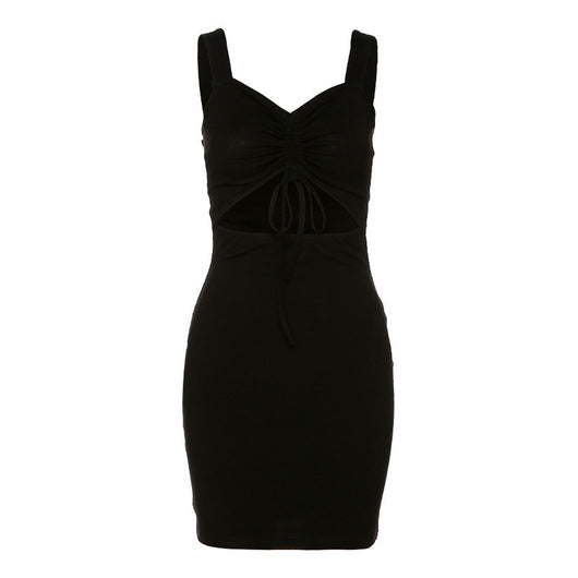 Vestido Elegante Espalda Descubierta con Abertura Lateral - Image 2