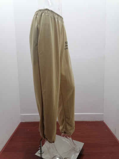 Pantalones de Buzo Cómodos con Cintura Elástica y Estampado de Letras - Image 31