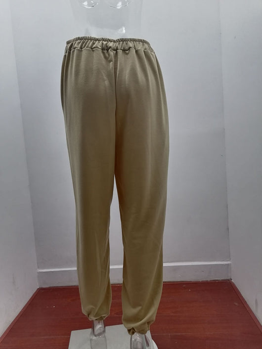 Pantalones de Buzo Cómodos con Cintura Elástica y Estampado de Letras - Image 37