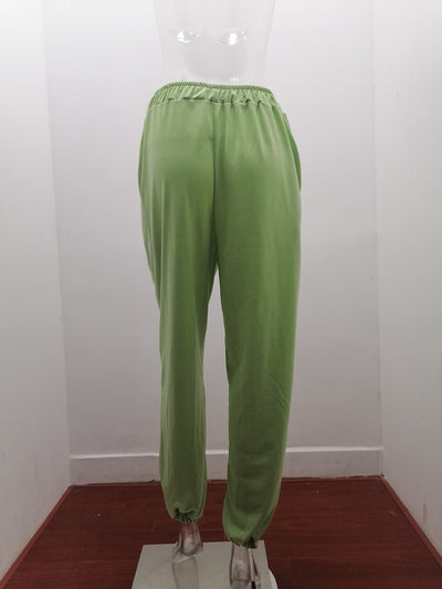 Pantalones de Buzo Cómodos con Cintura Elástica y Estampado de Letras - Image 17