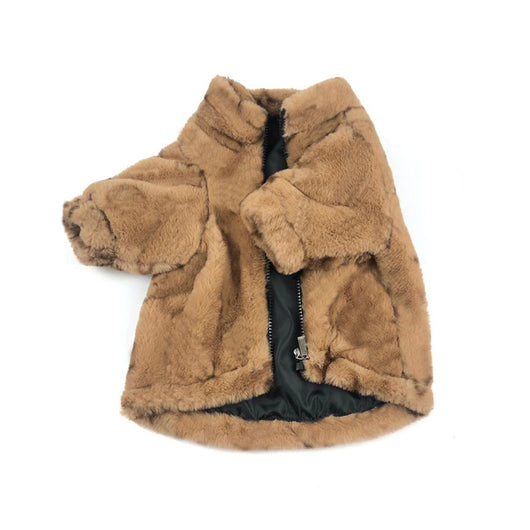 Abrigo Estampado Leopardo para Perros - Primavera y Otoño