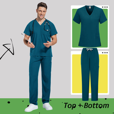 Conjunto de Uniformes Matizados para Médicos y Enfermeras - Image 13