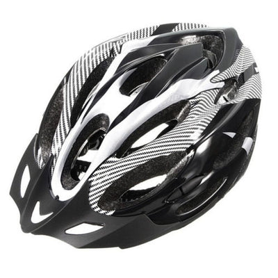 Casco de Bicicleta de Montaña con Textura de Fibra de Carbono - Image 4