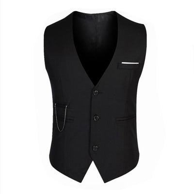 Chaleco de Traje Slim Fit Británico para Hombre - Image 14