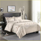 Juego de Cama Tres Piezas Negro Liso Premium
