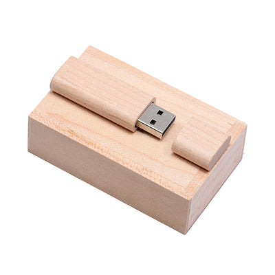 Memoria USB 32GB Madera con Grabado Personalizado - Diseño Creativo Unisex