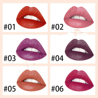 Labial Matte Larga Duración Resistente al Agua - Colección Luxury Platinum 6 Tonos - Image 17
