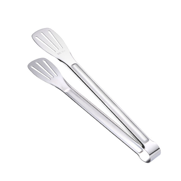 Pinza de Acero Inoxidable 304 para Asar de 9 Pulgadas con Refuerzo Triple