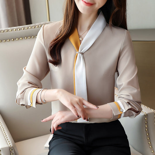Blusa Suelta Estilo Retro Hong Kong en Gasa Ligera - Image 10