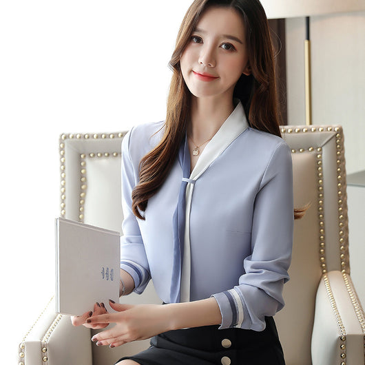 Blusa Suelta Estilo Retro Hong Kong en Gasa Ligera - Image 11