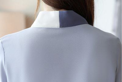 Blusa Suelta Estilo Retro Hong Kong en Gasa Ligera - Image 14