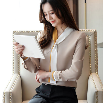 Blusa Suelta Estilo Retro Hong Kong en Gasa Ligera - Image 2