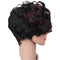 Peluca Rizada Corta Africana - Cabello Natural Abundante y Esponjoso