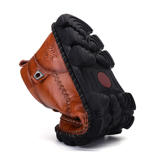 Botas Martin de Cuero Genuino Estilo Británico - Zapatos Casuales Invierno Caña Media - Image 24