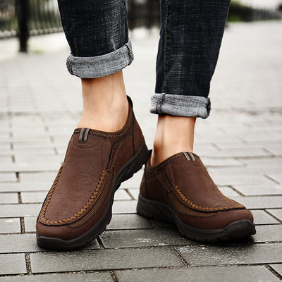 Zapatos Casuales de Cuero Otoño Talla 45 para Hombre - Image 8