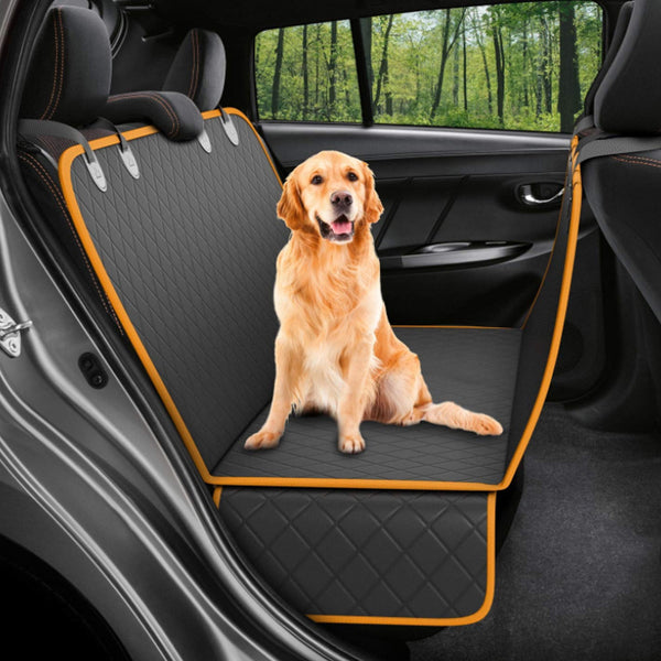 Protector de Asiento Trasero para Mascotas - Impermeable y Resistente a Manchas