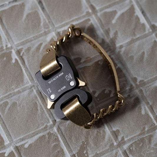 Pulsera de Moda con Hebilla Metálica Logo - Tendencia INS
