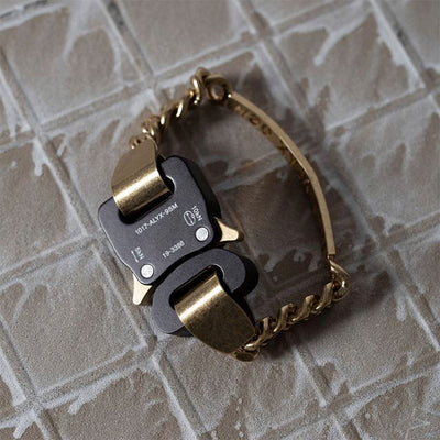 Pulsera de Moda con Hebilla Metálica Logo - Tendencia INS