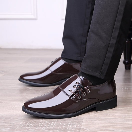 Zapatos Oxford de Cuero Italiano Premium para Hombre - Elegancia Clásica en Tallas Grandes - Image 9