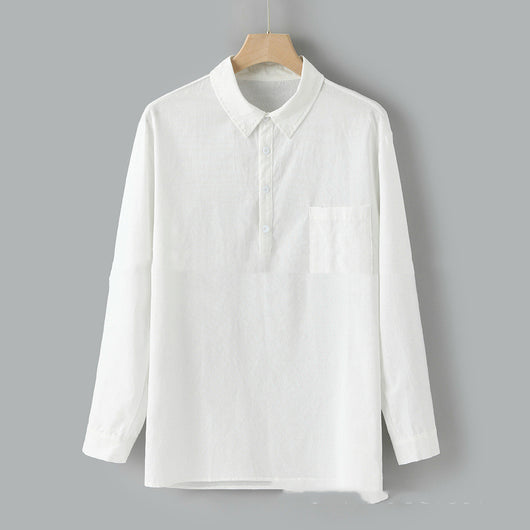 Camisa de Manga Larga con Solapa para Hombre - Image 10