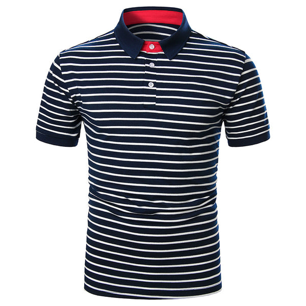 Camiseta Casual de Rayas para Hombre