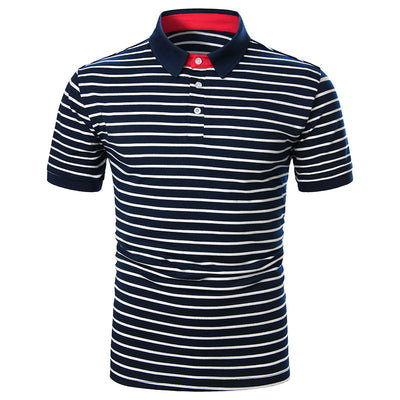 Camiseta Casual de Rayas para Hombre - Image 2