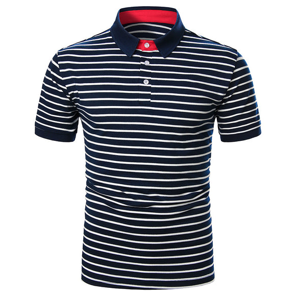 Camiseta Casual de Rayas para Hombre