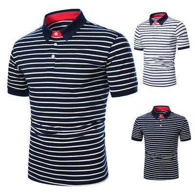 Camiseta Casual de Rayas para Hombre - Image 5