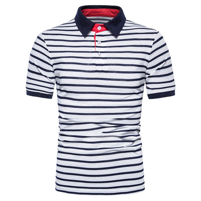 Camiseta Casual de Rayas para Hombre