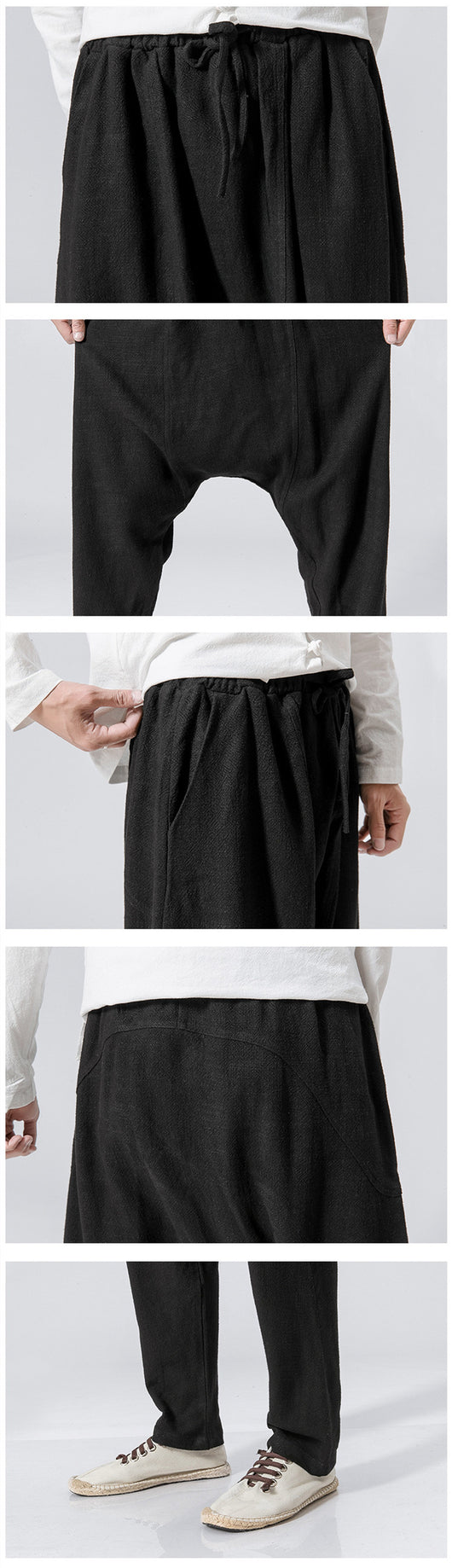 Pantalones Baggy Hip Hop Estilo Ardilla Voladora - Image 4