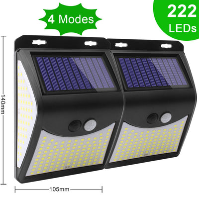 Luz Solar de Seguridad para Jardín con 140 LED y 3 Modos de Iluminación - Image 5