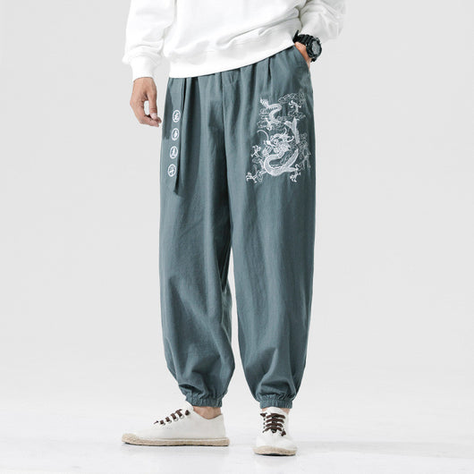 Pantalones Casuales para Hombre en Algodón y Lino - Image 6