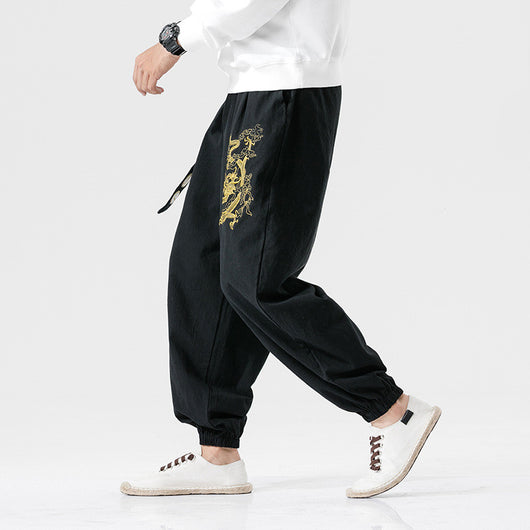 Pantalones Casuales para Hombre en Algodón y Lino - Image 2