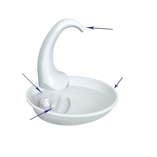 Fuente de Agua para Gatos con Flujo Continuo
